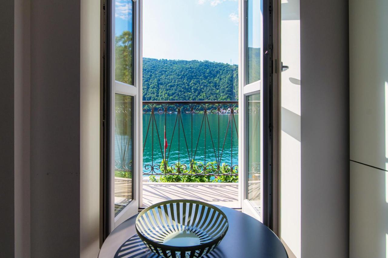 Il Balcone Sul Lago By Quokka 360 - Historic Lakeside Flat In Моркоте Екстериор снимка